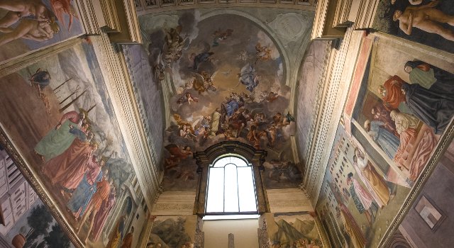 An image of the Brancacci Chapel, Florence