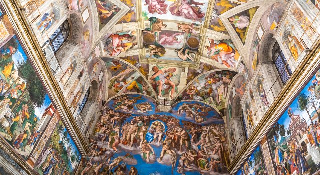 An image of the Sistine Chapel