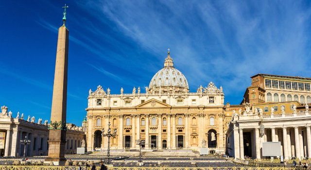An image of St Peter's Basilica