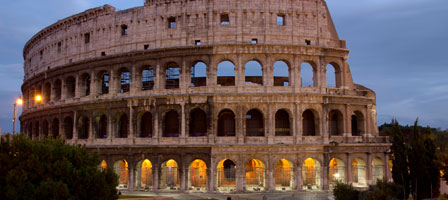 Rome, the Colosseum, upper levels