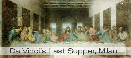 An image of Da Vinci's Last Supper, Milan, Italy