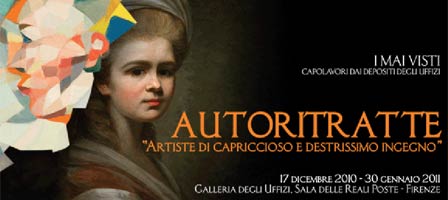 Florence, Uffizi Gallery, female self portraits on show