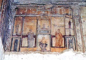 Photograph of Nero's House - Domus Aurea - in Rome, Italy