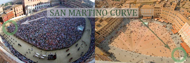 The Siena Palio from above
