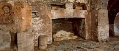 Some images from sights on the Christian Rome and catacombs tour
