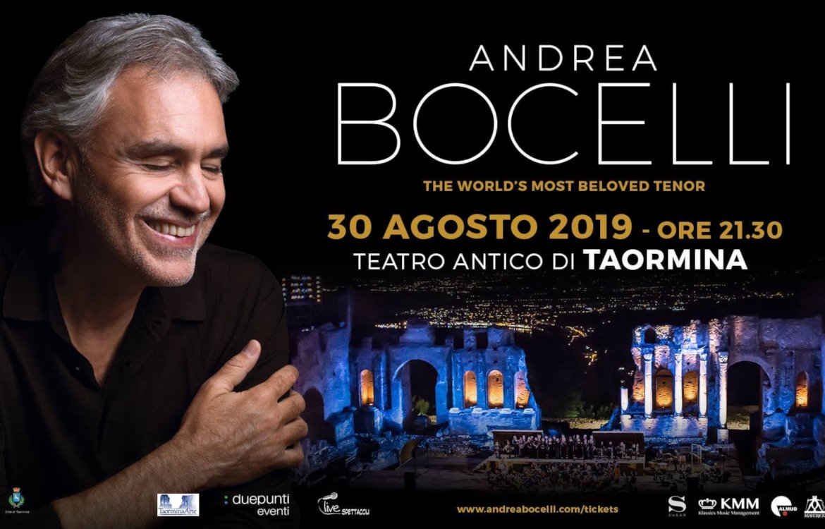 Andrea Bocelli, Taormina Concert, Sicily