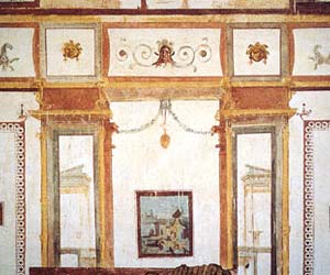 Photograph of Nero's House - Domus Aurea - in Rome, Italy
